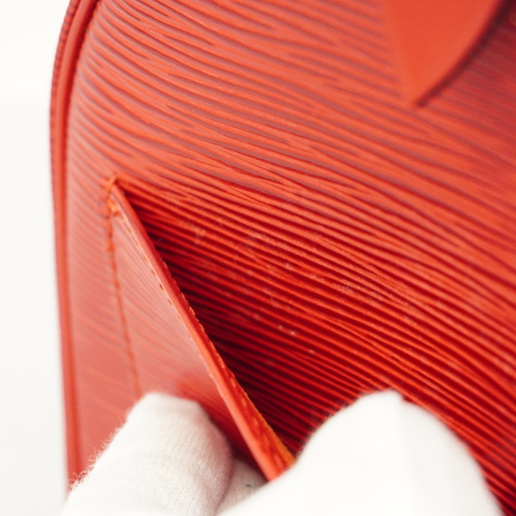 Auth Louis Vuitton Epi Speedy 30 M43007 Women's Handbag Castilian Red - Picture 8 of 12